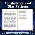 Constellations and Star Patterns Reading Comprehension Worksheets | Astronomy Activities & Assessment