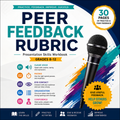 Peer Feedback Rubric for Presentation Skills | Public Speaking & Speech Rubric | Grades 8–12