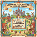 Introduction to the Middle Ages Reading Comprehension Worksheets | Medieval History Activities Grades 4–8
