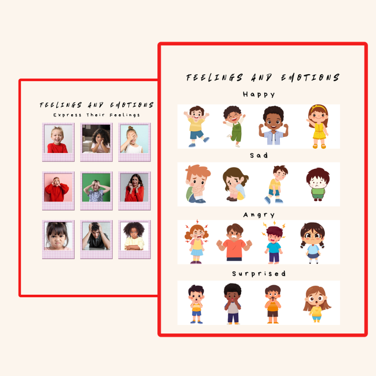 Feelings and Emotions Flashcards & Worksheets | SEL Activities, Emotion Recognition & Regulation