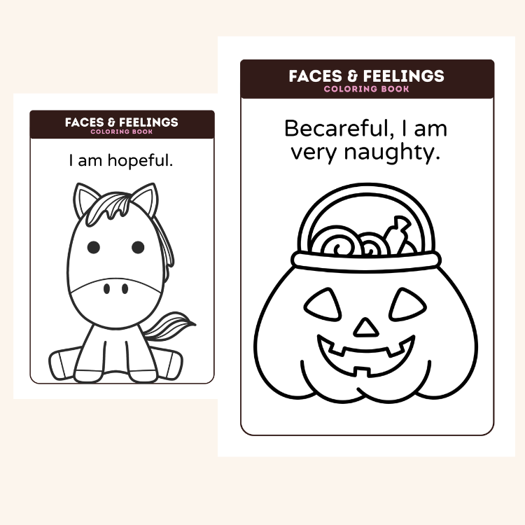 Emotions Coloring Pages & Feelings Faces | SEL Social Emotional Learning Activities
