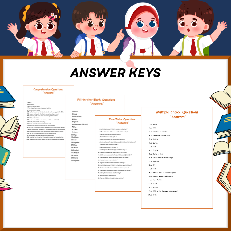 Rise of Islam Reading Comprehension | Islamic History Worksheets & Activities