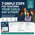 Body Autonomy & Consent Activities Grades 8–12 | Safety Reading Comprehension Toolkit