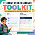 Homeschool Student Independence Toolkit | Executive Function Skills Grades 4–8