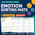 Emotion Sorting Mats & Scenario Cards | SEL Feelings Activities Grades 4–8
