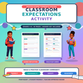 Classroom Expectations Activities | Rules, Routines & SEL Worksheets Grades 4–8